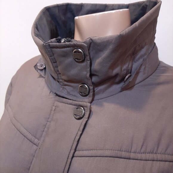 Novelti Winter Parka Coat Mid Length Insulated Puffer Womens Plus Size 1X Brown - Picture 9 of 15